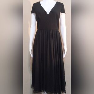 NWOT Dress the Population Corey Black Dress